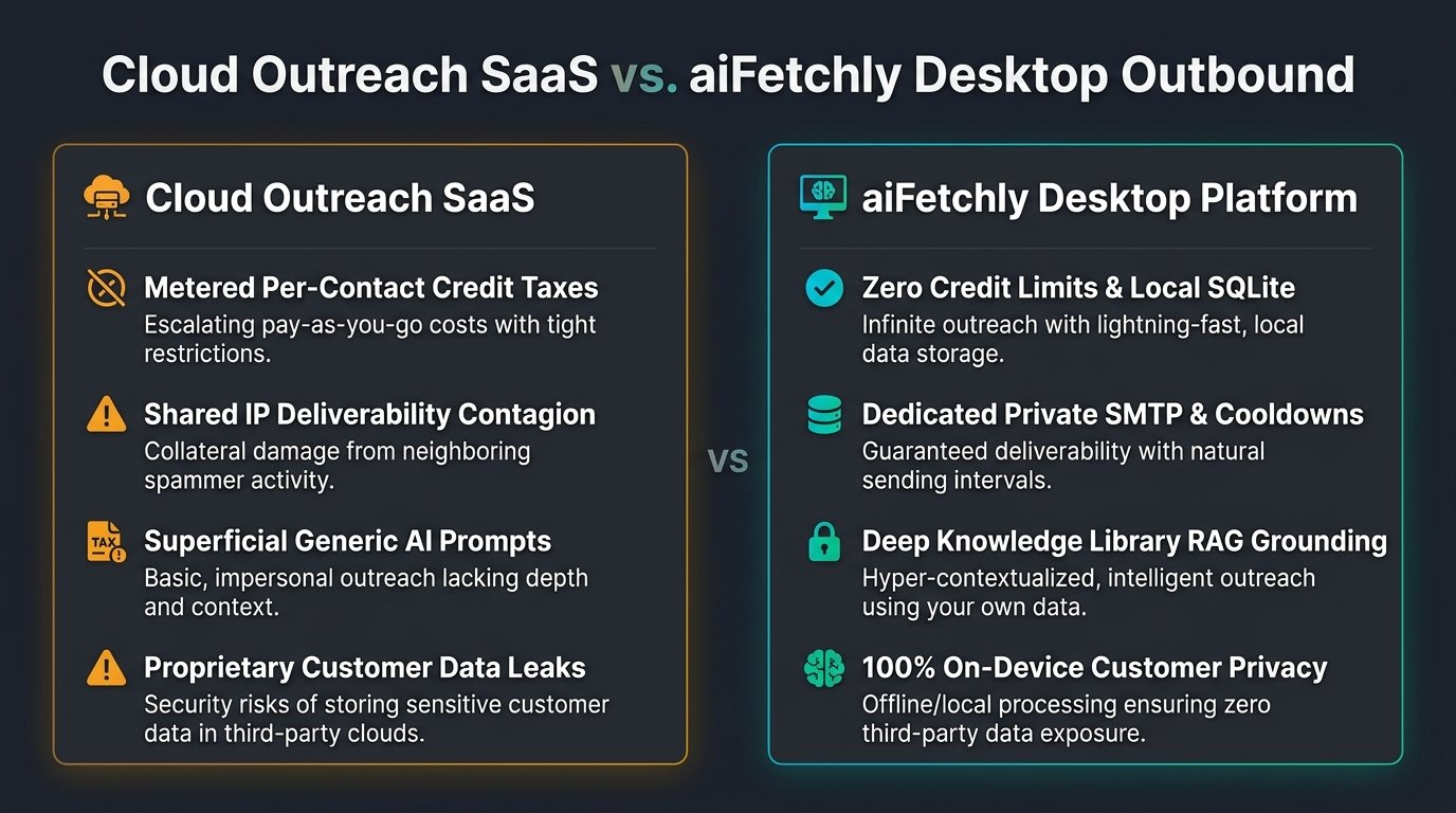 aiFetchly Desktop vs Cloud Outreach Architecture